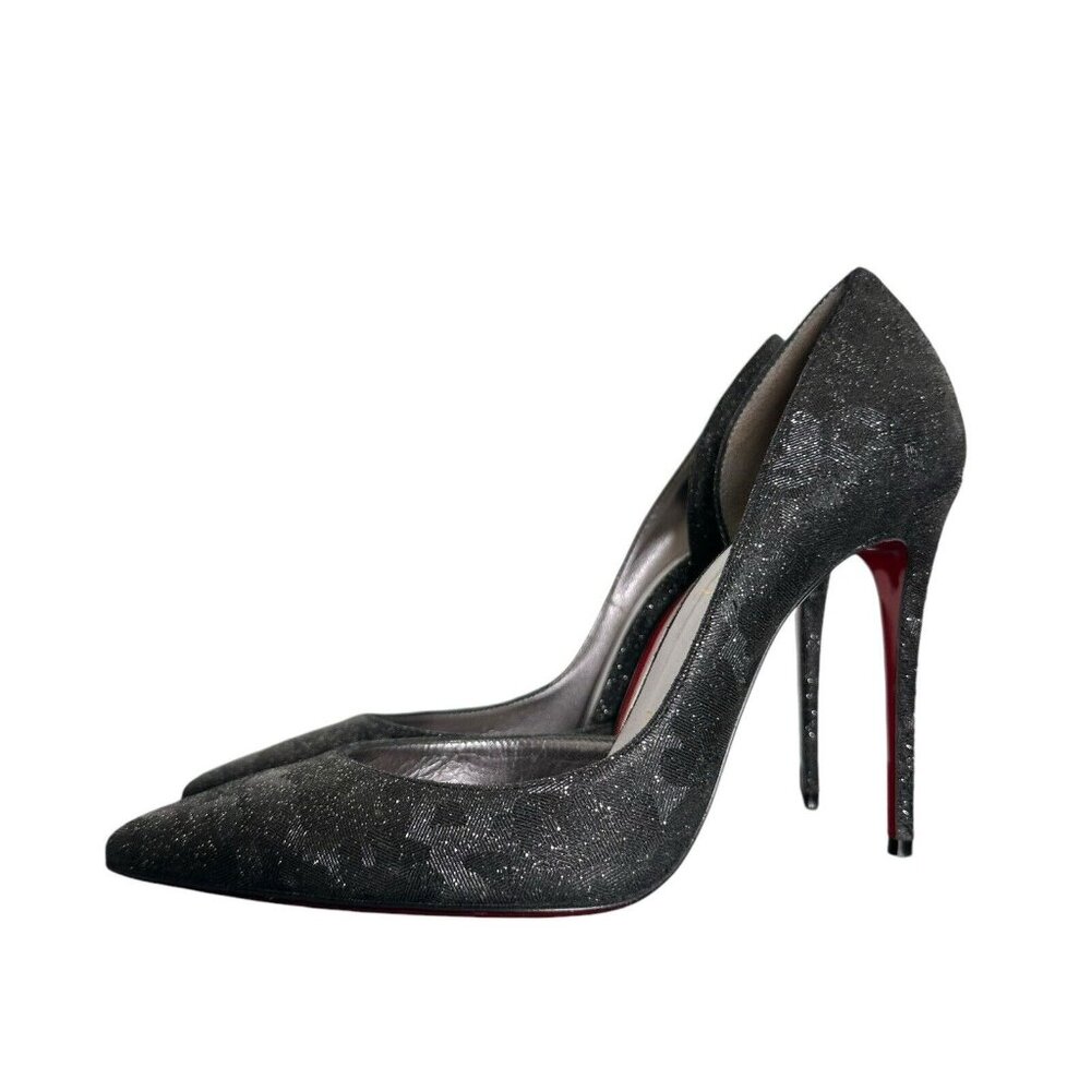 Christian Louboutin Leopard Black Heels - Picture 5 of 12